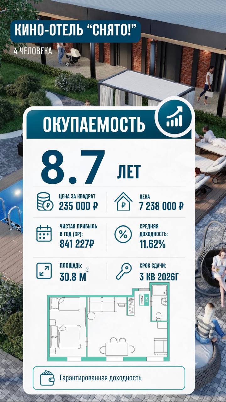 Кино-отель «Снято!» · Люкс A
