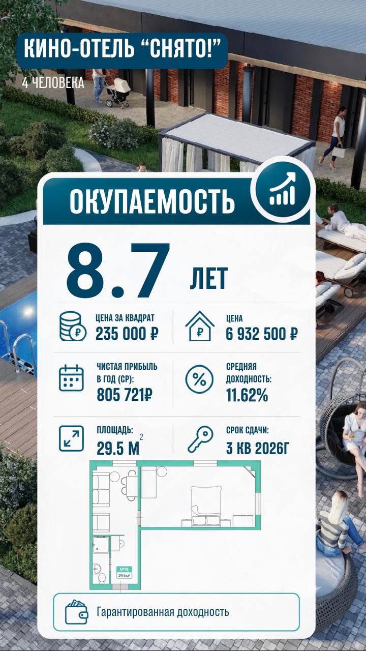 Кино-отель «Снято!» · Люкс B
